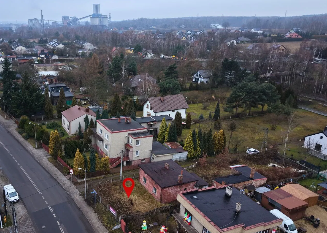 Otoczenie działki - zieleń