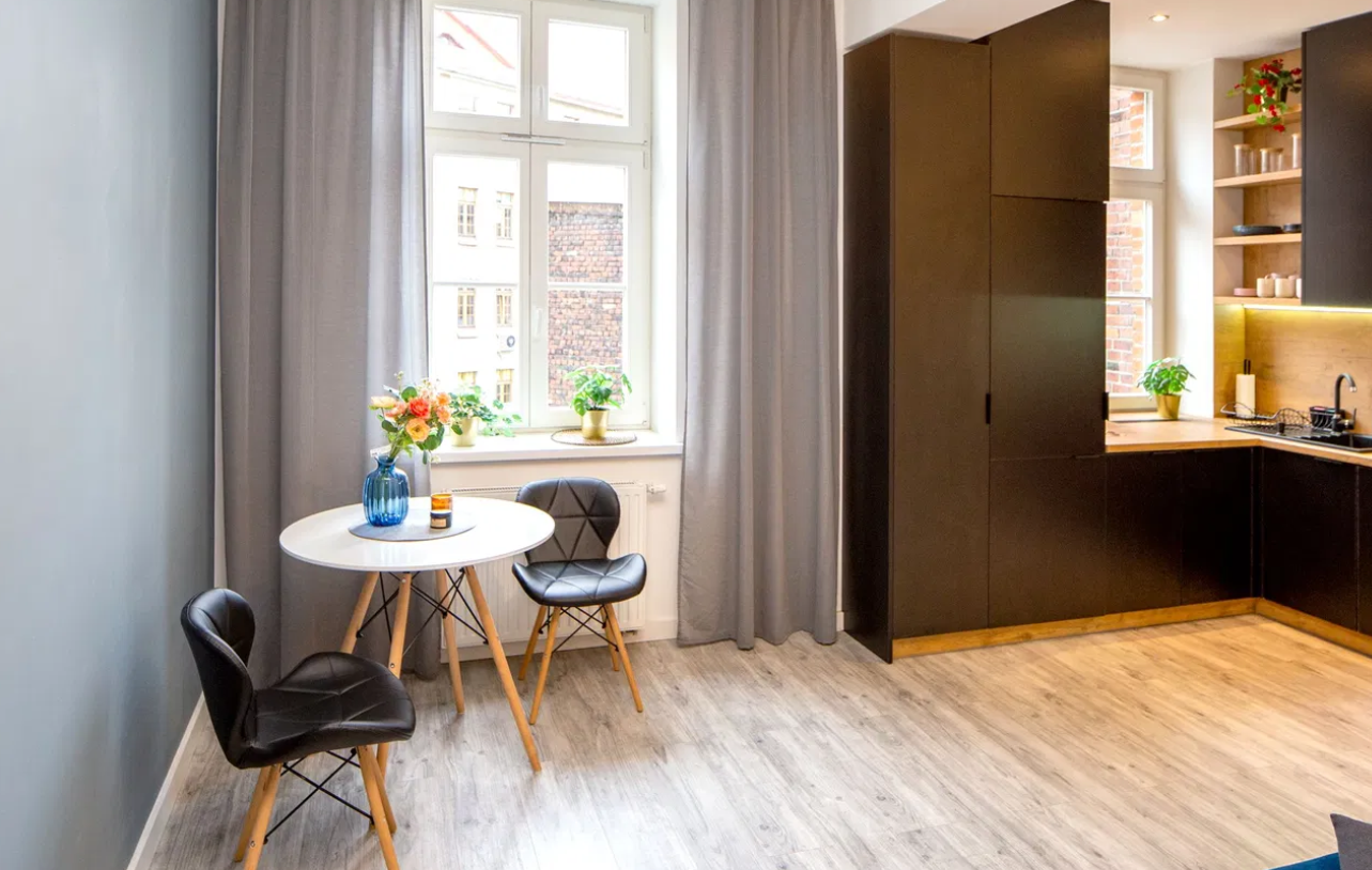 Salon z aneksem kuchennym