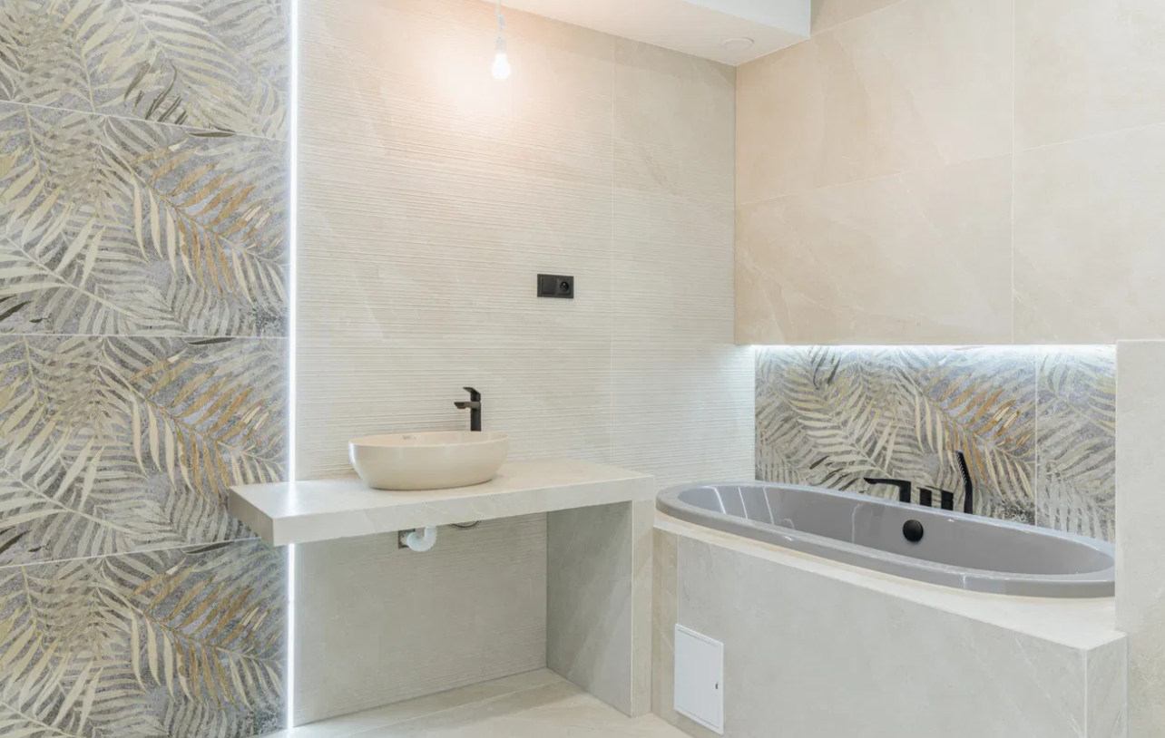 Ogród z systemem nawadniania