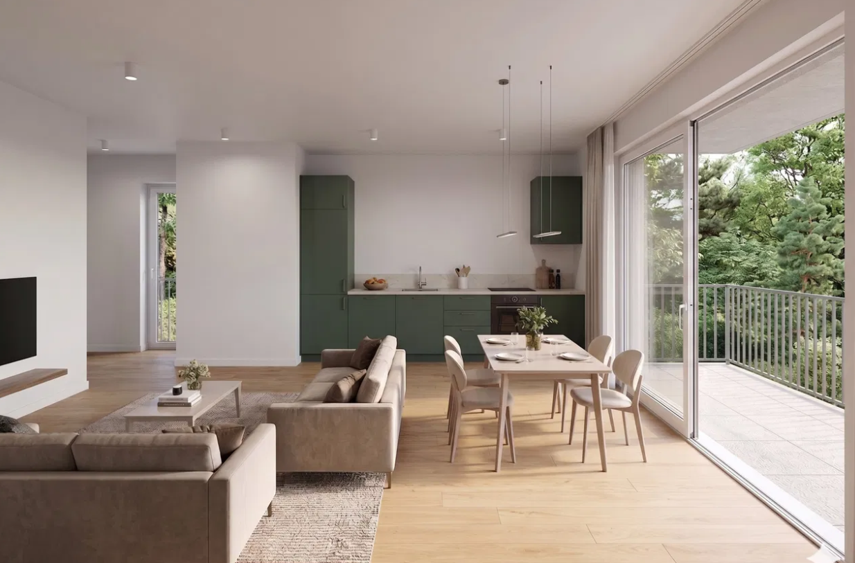 Apartamentowiec Chorzów Stary - wizualizacja