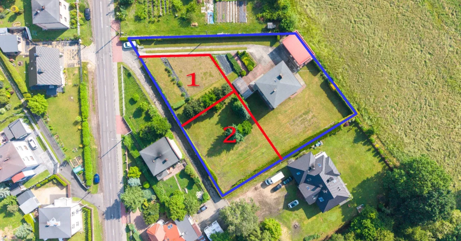 Działka budowlana Łaziska Górne - widok główny