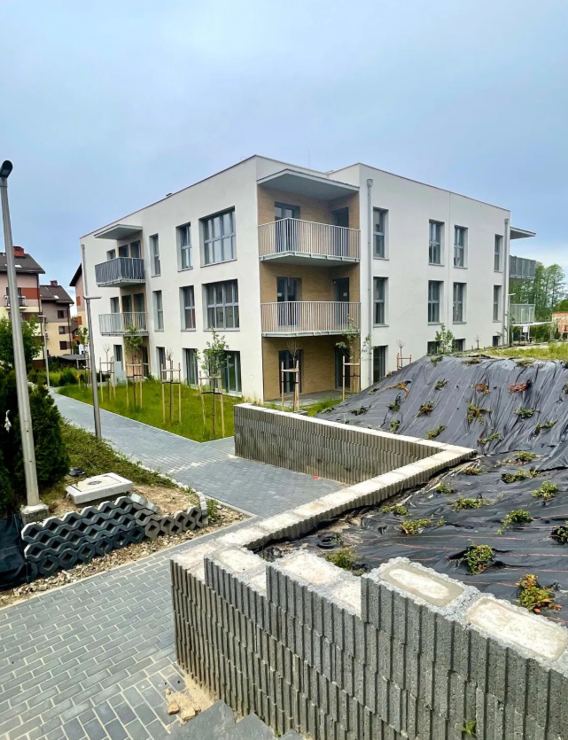 Mieszkanie Rybnik - pokój dzienny z aneksem kuchennym